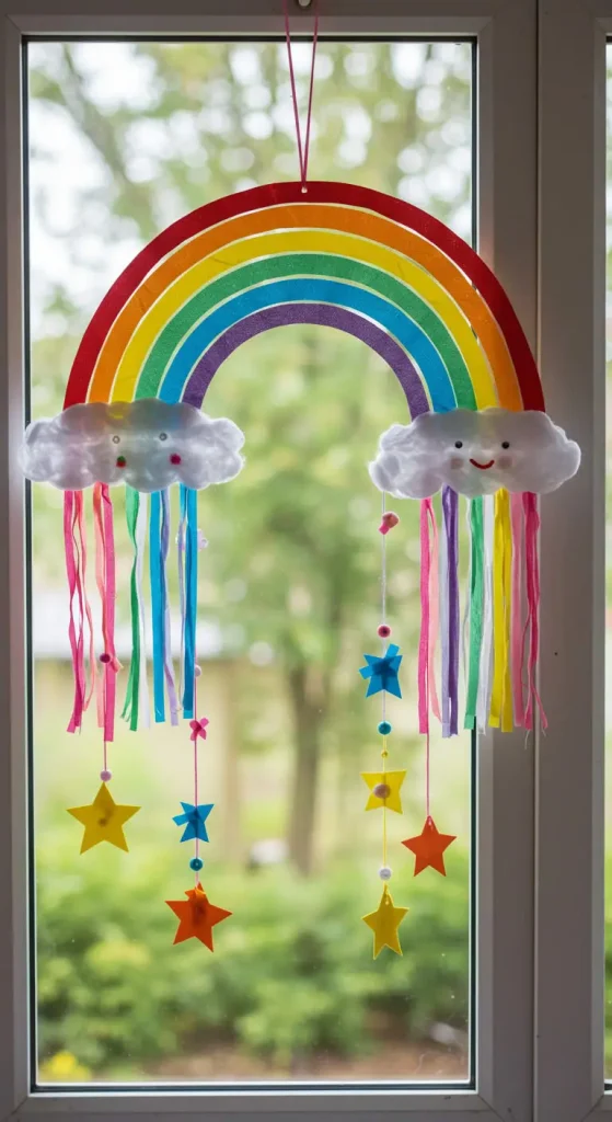 10 Craft Ideas For Kids Age 7 9 8. DIY Paper Strip Rainbow