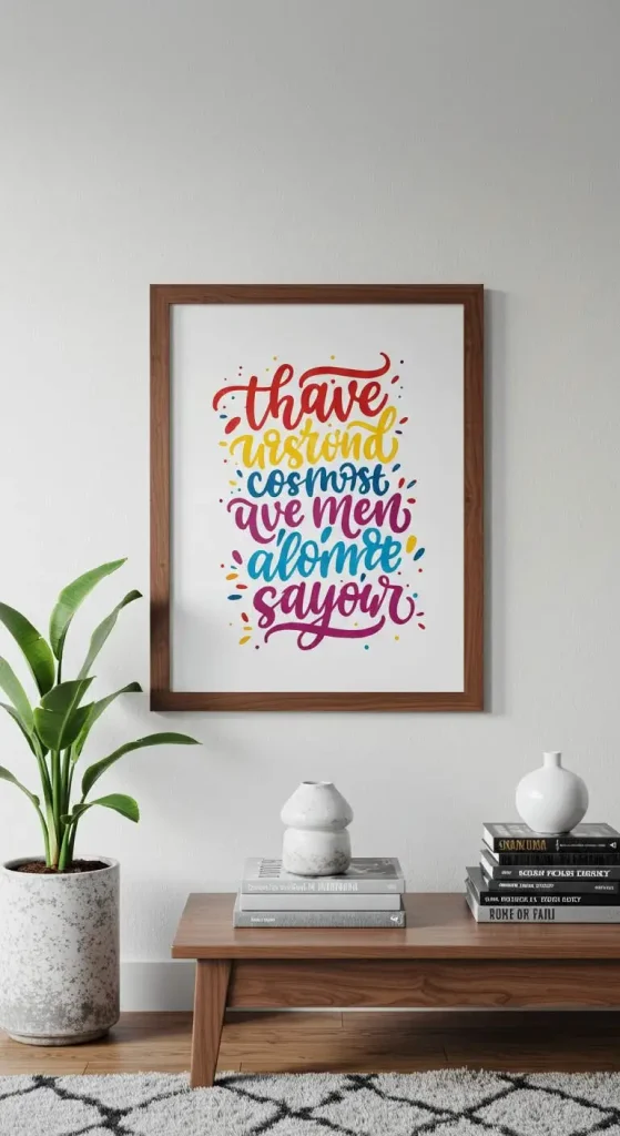 15 Handmade Birthday Gift Craft Ideas 9 8. DIY Wall Art