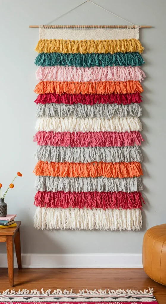 15 Simple Craft Ideas For Teens 9 8. Fabric Wall Tapestry