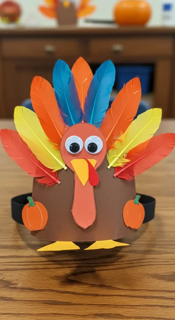 13 Thanksgiving Craft Ideas 9 8. Paper Plate Pilgrim Hats