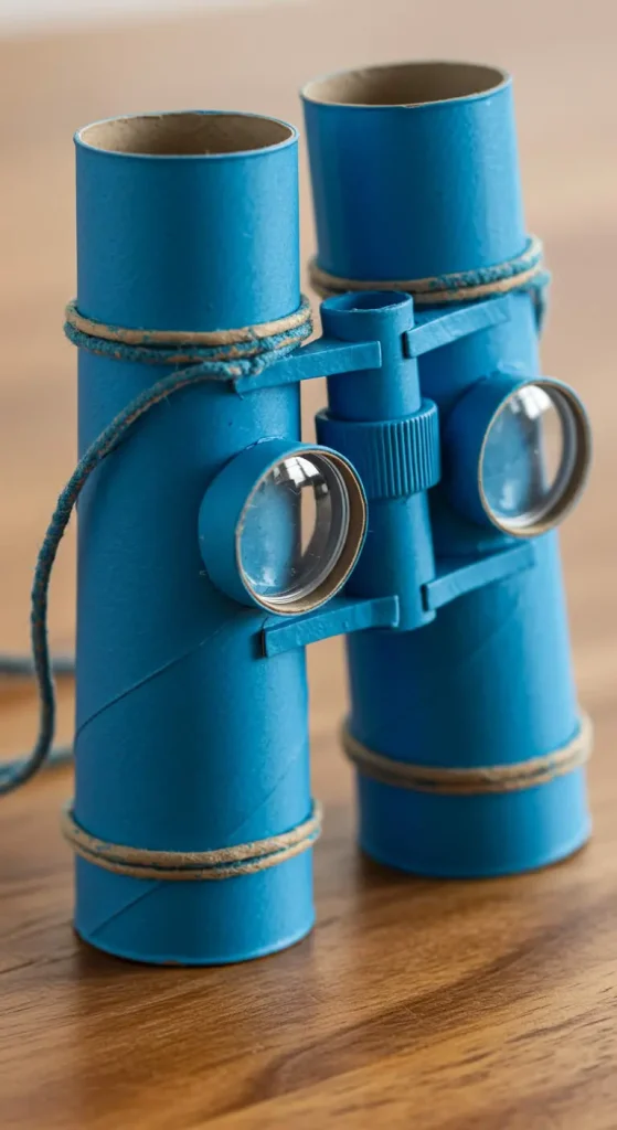8. Paper Towel Roll Binoculars