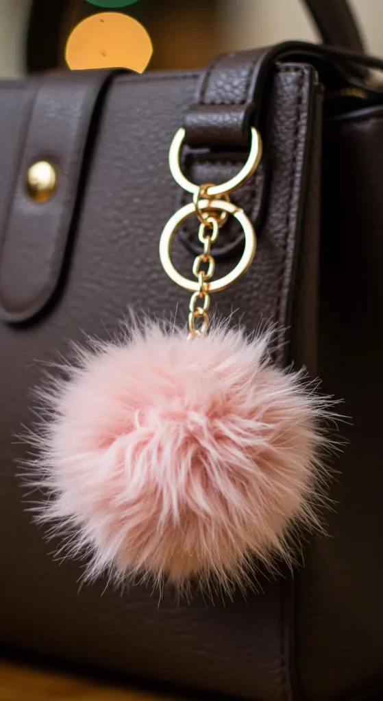 12 Easy Craft Ideas For Adults 9 8. Pom-Pom Keychains
