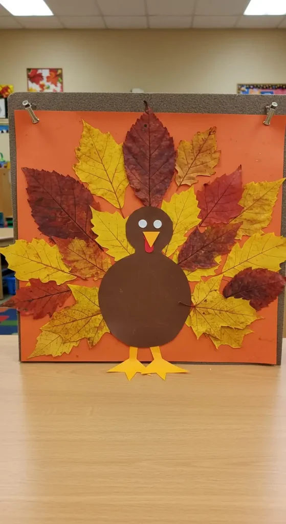 11 Thanksgiving Craft Preschool 9 8. Thanksgiving Leaf Collage
