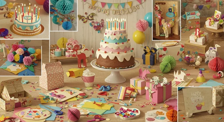 Craft Ideas With Paper For Birthday