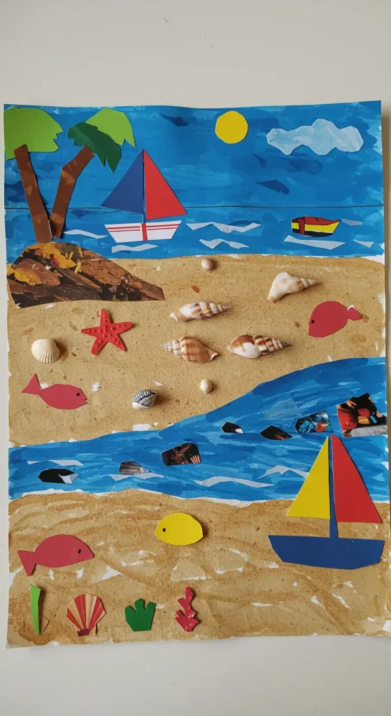 15 Simple Craft Ideas For Kids Creative 10 9. Collage Creations