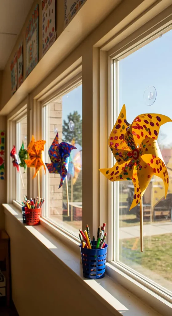 15 Easy Craft Ideas For Kids School 10 9. DIY Pinwheels