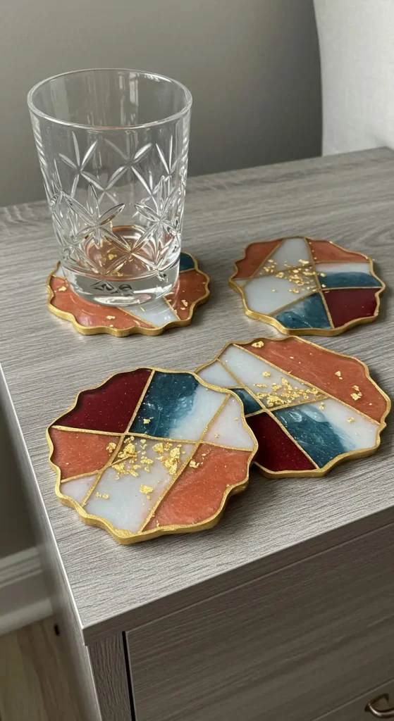 Craft Ideas for Adults Room Decor: 10 DIY Crafts to Make 11 9. DIY Resin Coasters