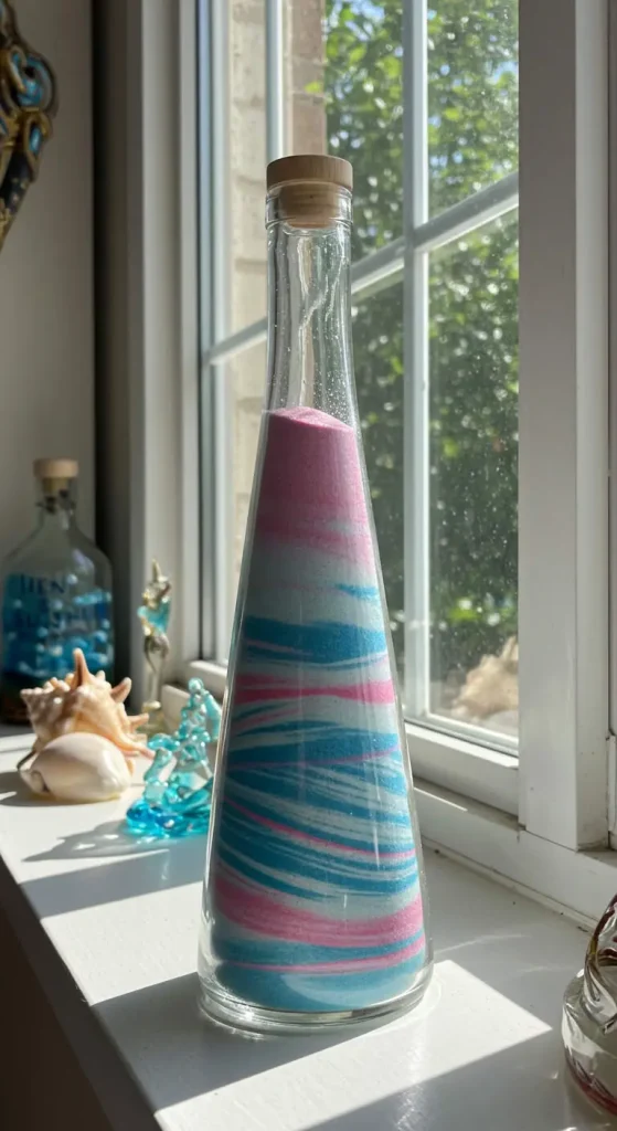 11 Bottle Craft Ideas Decoration 10 9. DIY Sand Art Bottle