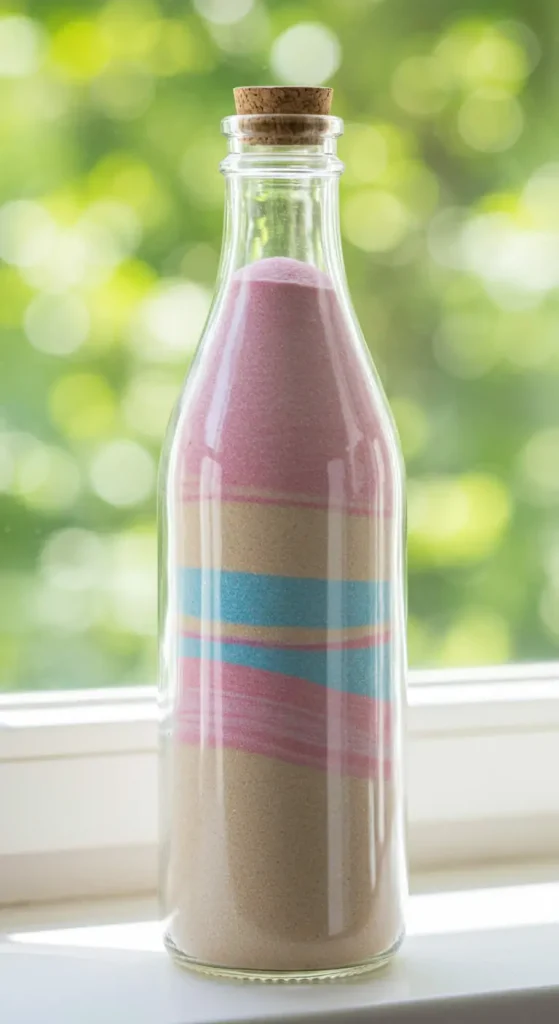 10 Bottle Craft Ideas DIY 10 9. DIY Sand Art Bottle