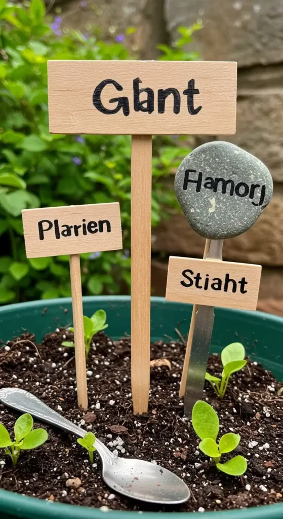 10 Craft Gift Ideas For Dad 10 9. Handmade Garden Markers