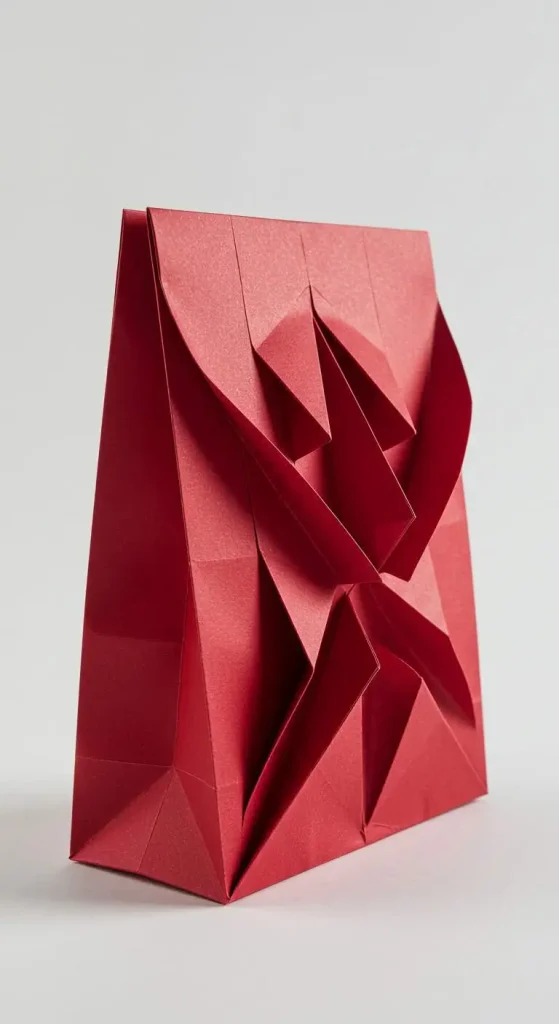 13 Handmade Gift Bags Paper Craft Ideas 10 9. Origami Folded Paper Gift Bags