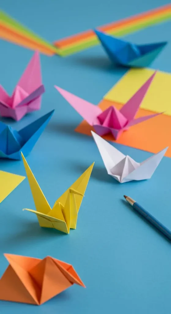 13 Craft Ideas For Kids With Paper 10 9. Paper Origami