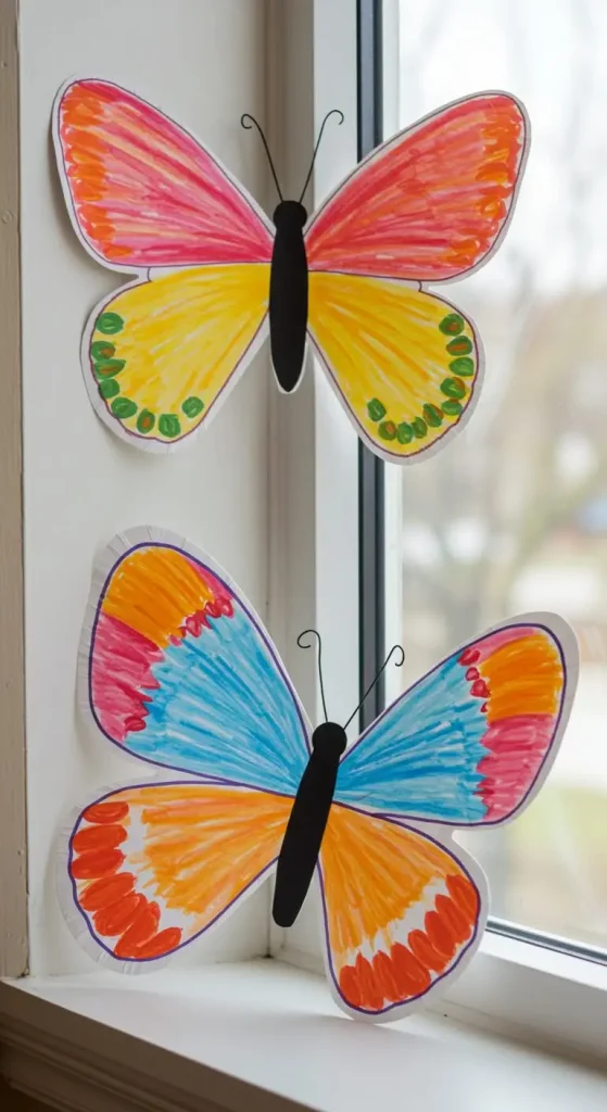 11 Craft Ideas For Paper Plates 10 9. Paper Plate Butterfly