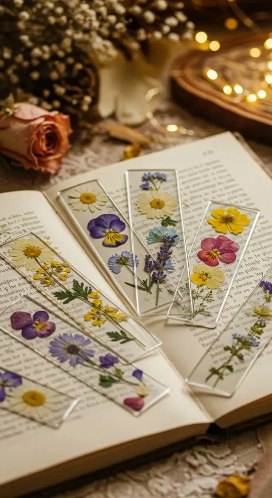 Craft Ideas for Adults To Sell: 11 DIY Crafts You Can Make 11 9. Pressed Flower Bookmarks