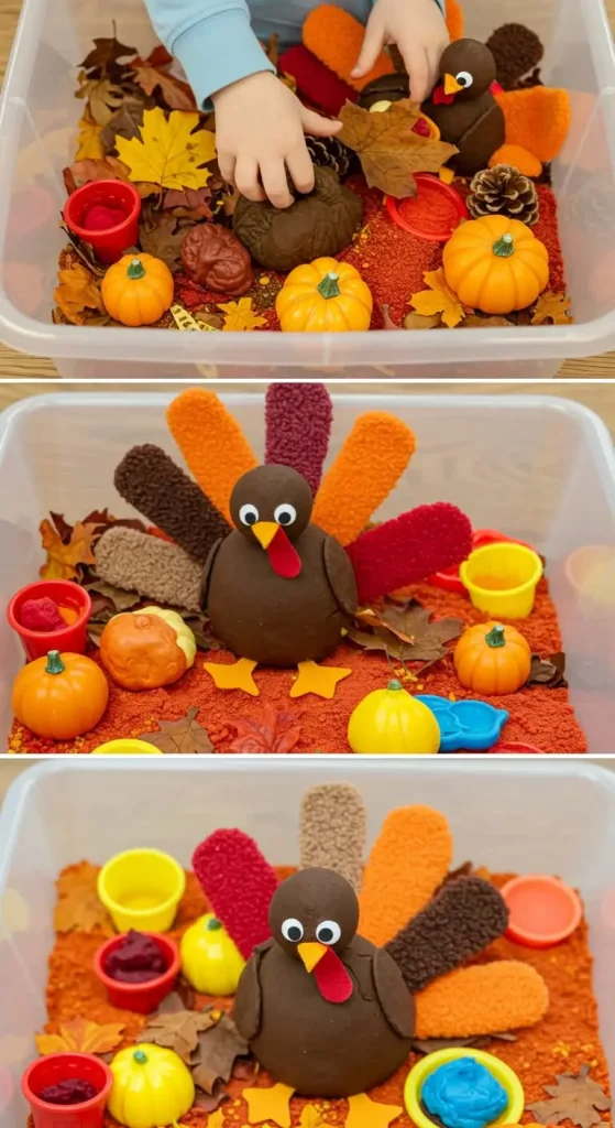 13 Thanksgiving Craft Ideas 10 9. Thanksgiving Sensory Bin