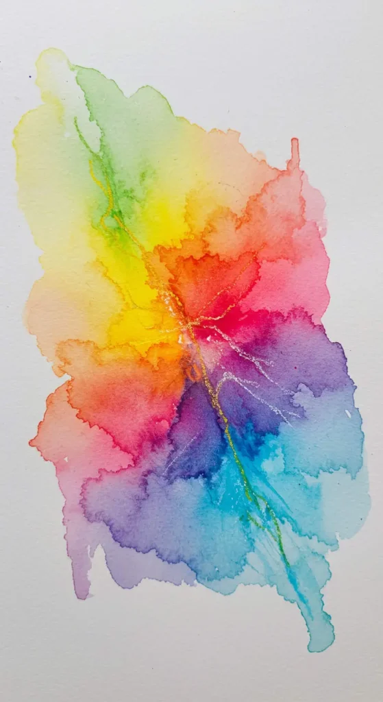 11 Simple Craft Ideas For Kids Easy DIY 10 9. Watercolor Resist Art