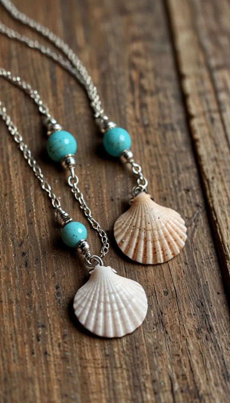 11 Craft Ideas For Teens Summer 3 Beach-Themed Shell Jewelry
