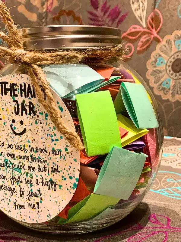 15 Handmade Craft Gift Ideas Your Friends Will Actually Use 4 Open When You Need It Happy Jar