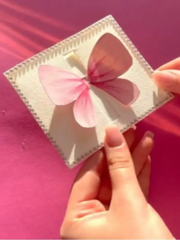 Butterfly Pop Up Note Card
