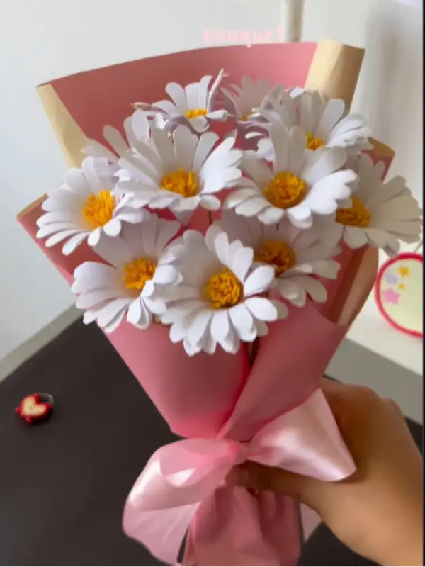 Paper Daisy Bouquet