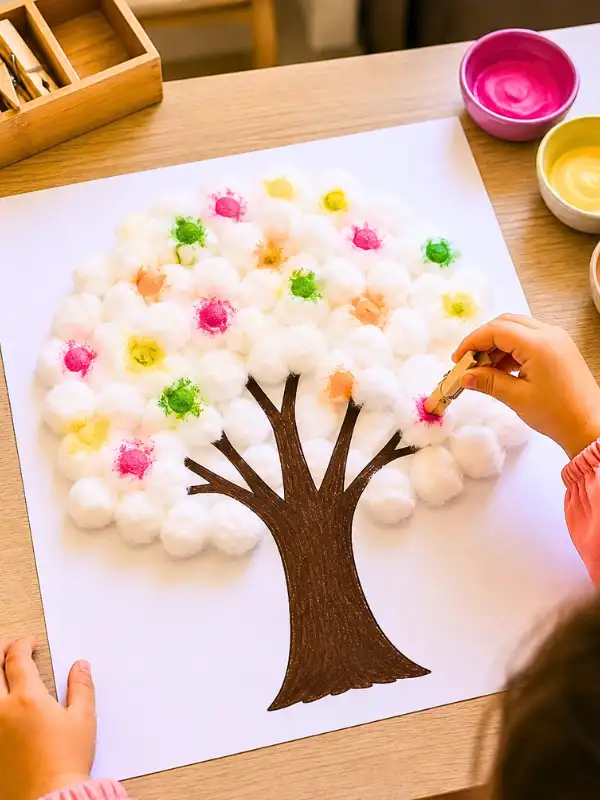 Cotton Ball Blossom Tree
