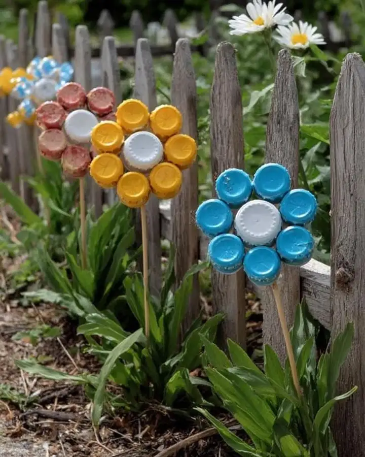 Bottle Cap Flowers: Craft Ideas for Adults With a Full Recycling Bin