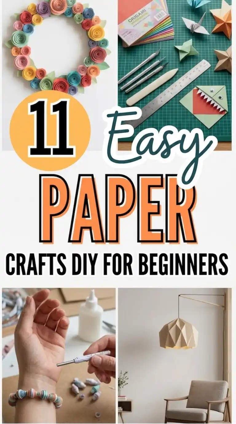 11 Easy Paper Crafts DIY for Beginners: Simple, Cute Projects 2 11 Easy Paper Crafts DIY for Beginners