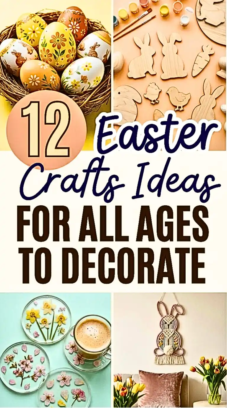 12 Easter Spring Crafts Ideas: Creative Countdown 2 12 Easter Spring Crafts Ideas