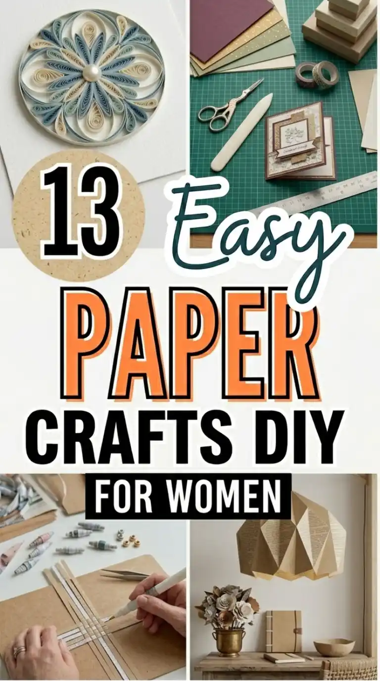 13 Easy Paper Crafts DIY for Women Over 40 You’ll Love 2 13 Easy Paper Crafts DIY for Women Over 40