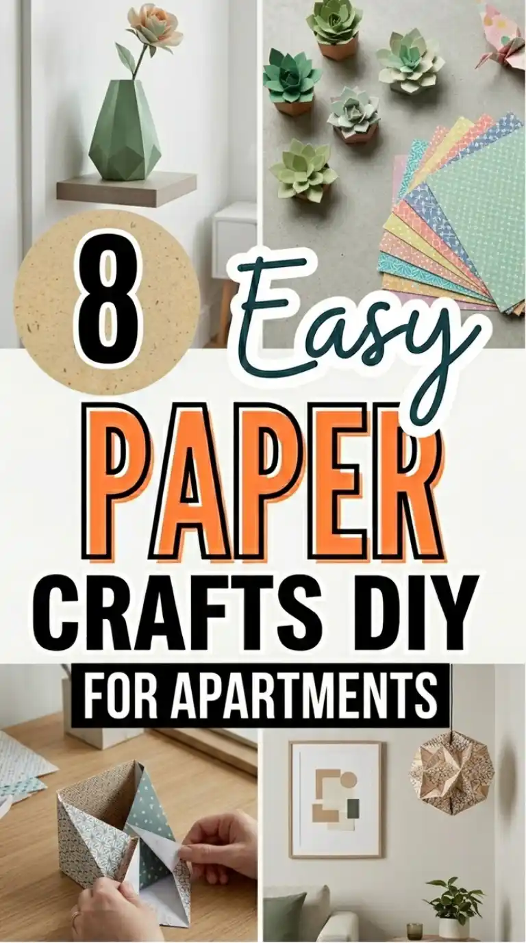 8 Easy Paper Crafts DIY for Apartments You’ll Love Decorating 2 8 Easy Paper Crafts DIY for Apartments