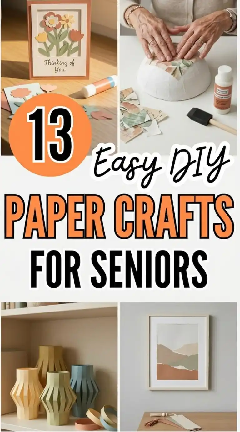 13 Easy DIY Paper Crafts for Seniors: Joyful Aging Creativity 2 Easy DIY Paper Crafts for Seniors