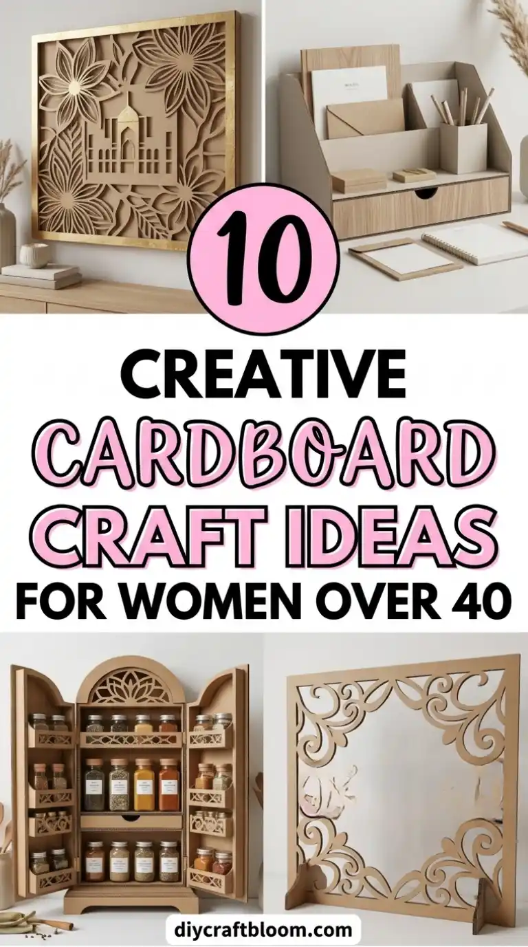 Cardboard Craft Ideas for Women Over 40: 10 Creative Crafts 2 10 Cardboard Craft Ideas for Women Over 40
