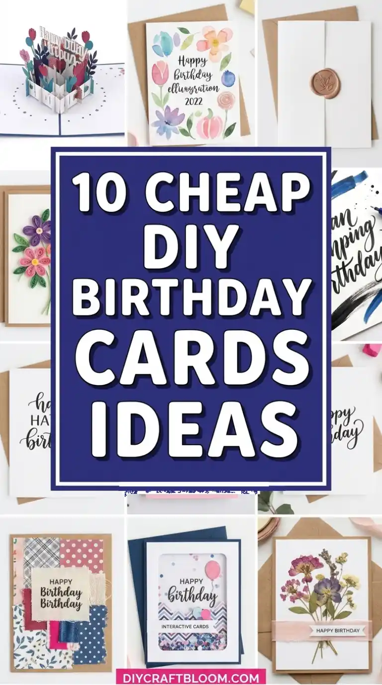 Cheap DIY Birthday Cards Ideas – 10 Budget Friendly Cards That Impress 2 10 Cheap DIY Birthday Cards Ideas