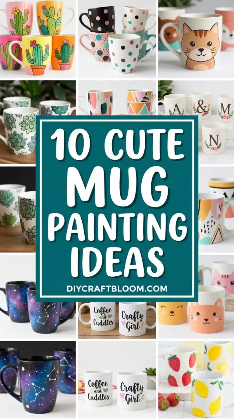 Cute Mug Painting Ideas – 10 Adorable DIY Mugs You’ll Want to Copy 2 10 Cute Mug Painting Ideas