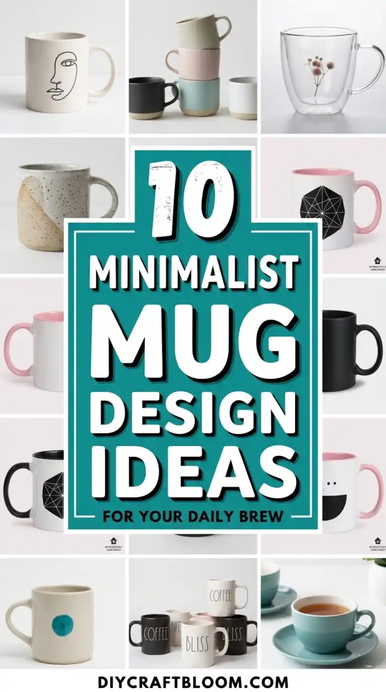 Minimalist Mug Designs – 10 Chic DIY Mug Ideas for Modern Style 2 10 Minimalist Mug Designs Ideas