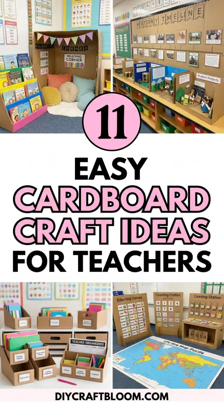 Cardboard Craft Ideas for Teachers: 11 Fun DIY Activities 2 11 Cardboard Craft Ideas for Teachers