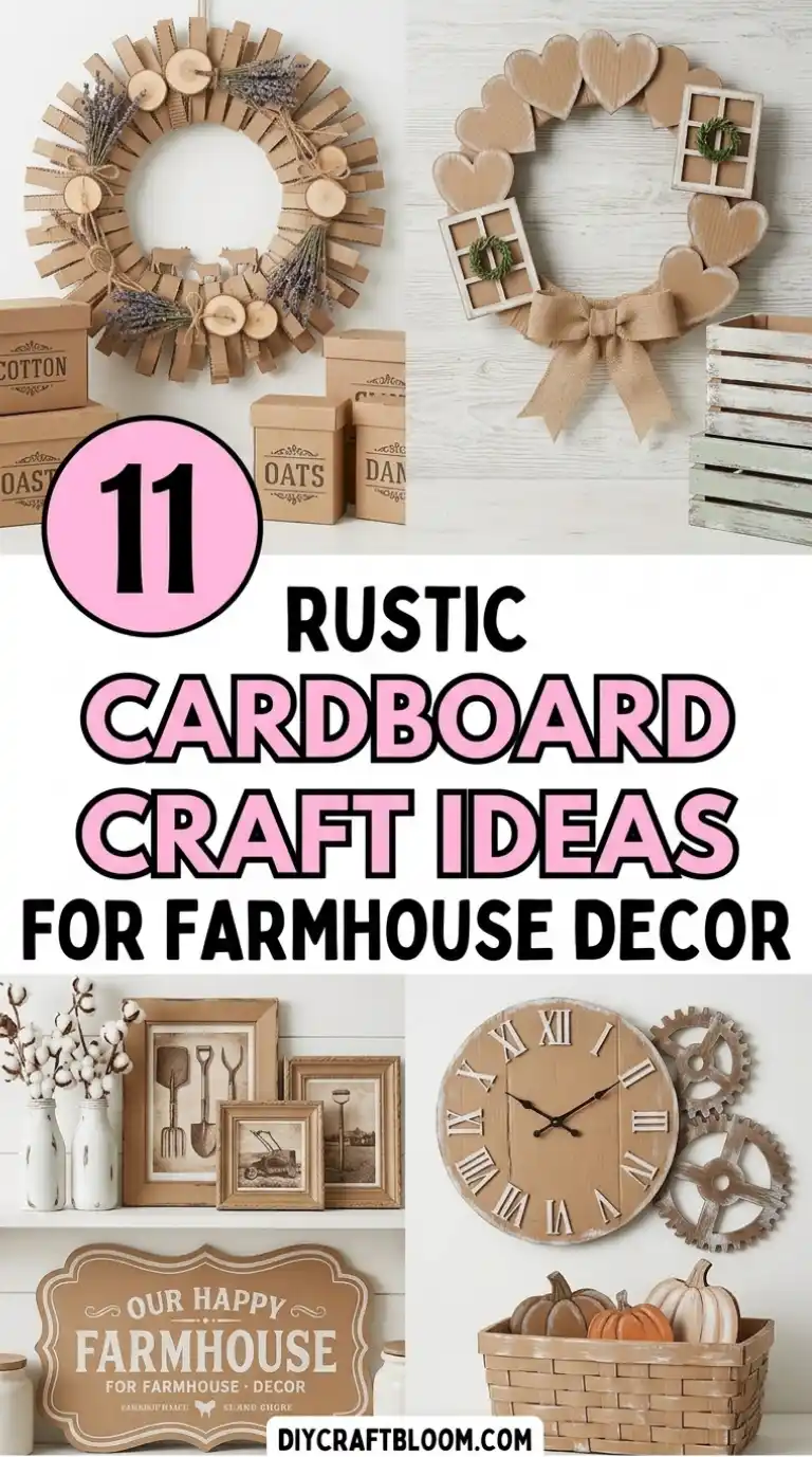 Rustic Cardboard Craft Ideas for Farmhouse Decor: 11 Easy DIYs 2 11 Rustic Cardboard Craft Ideas for Farmhouse Decor