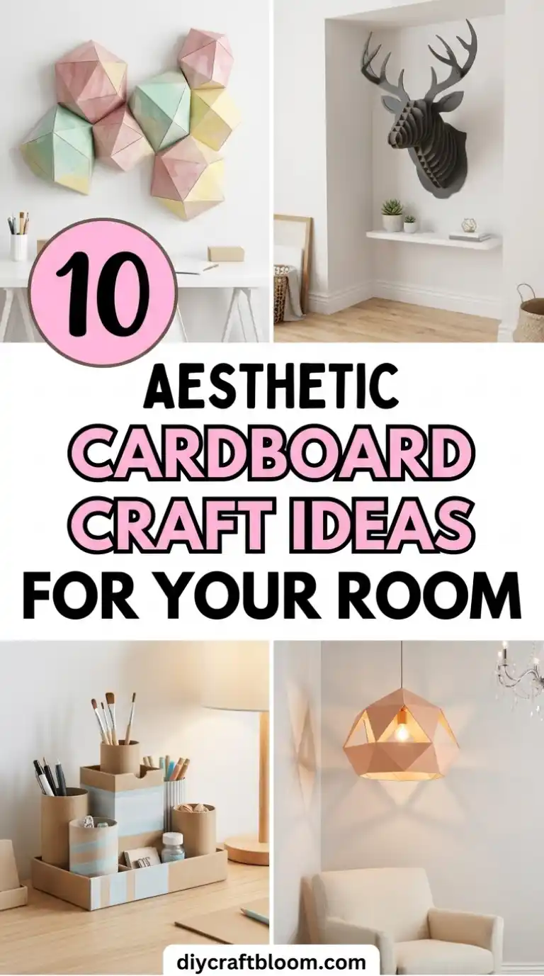 10 Aesthetic Cardboard Craft Ideas for Your Room 2 10 Aesthetic Cardboard Craft Ideas for Your Room