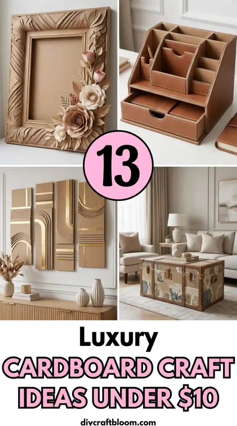 13 Luxury-Looking Cardboard Craft Ideas Under $10 You Need to Try 2 13 Luxury-Looking Cardboard Craft Ideas Under $10