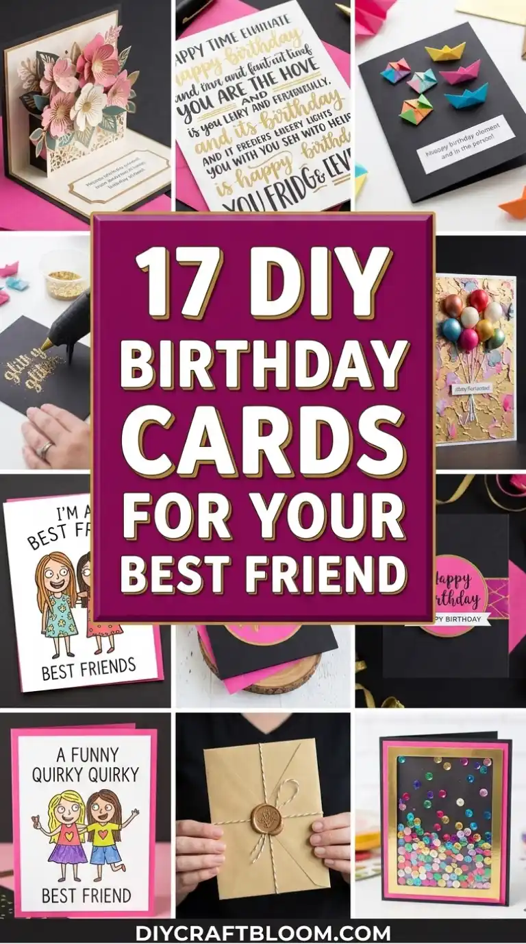 DIY Birthday Cards for Your Best Friend – 17 Cute & Creative Ideas 2 17 DIY Birthday Cards for Your Best Friend