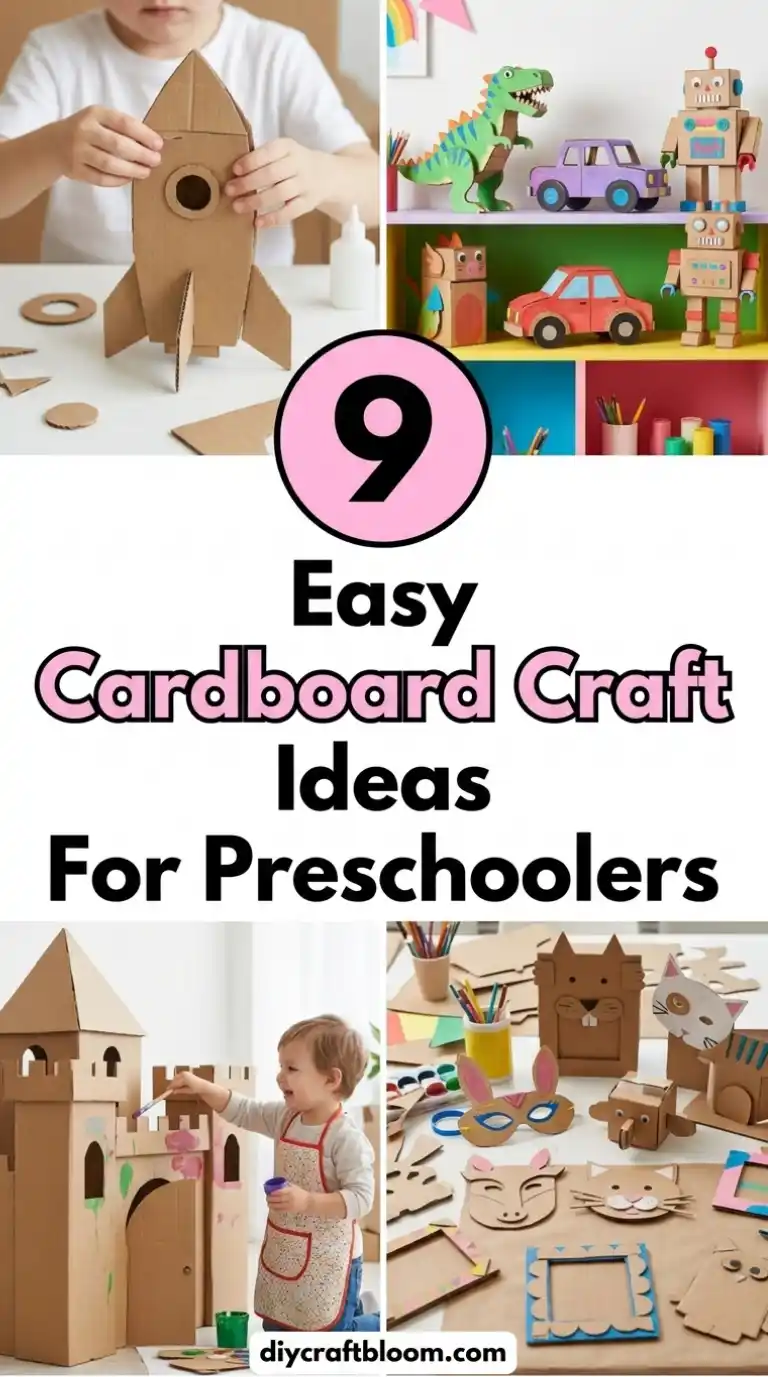 Cardboard Craft Ideas for Preschoolers: 9 Simple Crafts 2 9 Cardboard Craft Ideas for Preschoolers