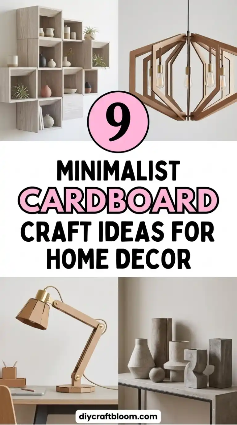 Minimalist Cardboard Craft Ideas: 9 Easy Home Decor DIYs 2 9 Minimalist Cardboard Craft Ideas for Home Decor