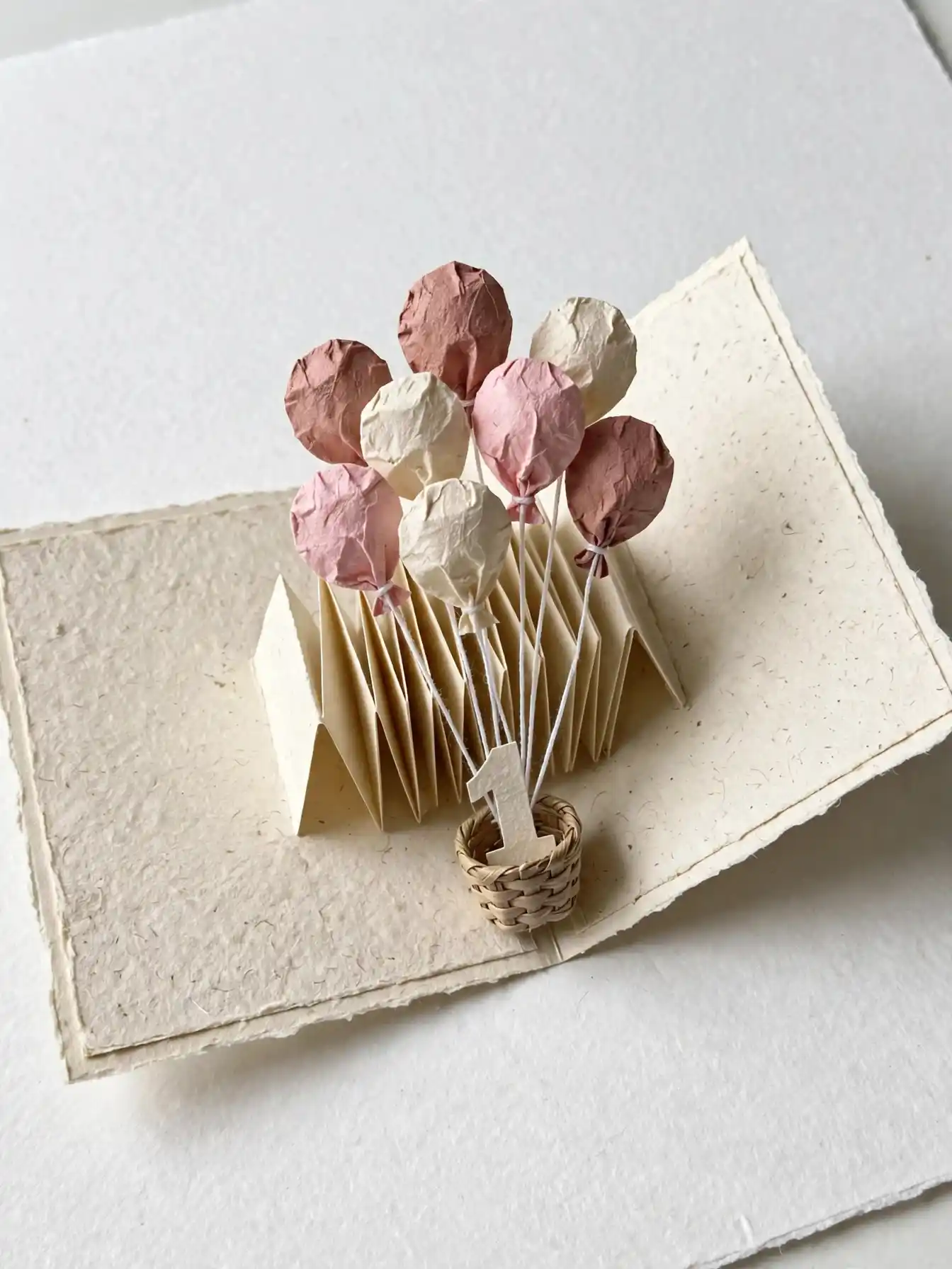 A Pop-Up Balloon Card That Lifts the Number Off the Page