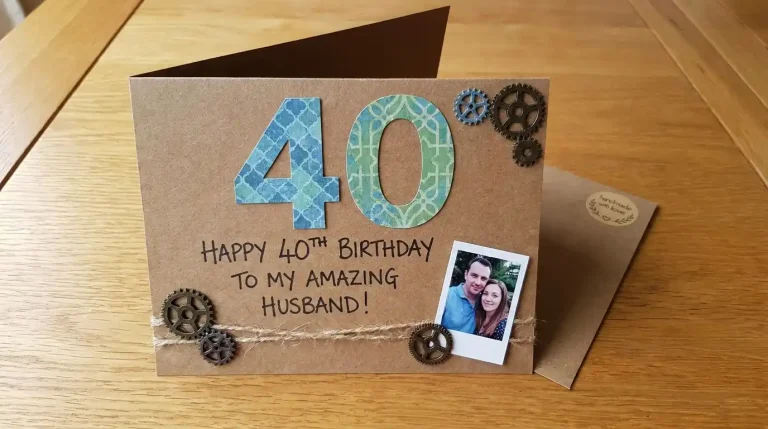 DIY Milestone Birthday Cards for Husband