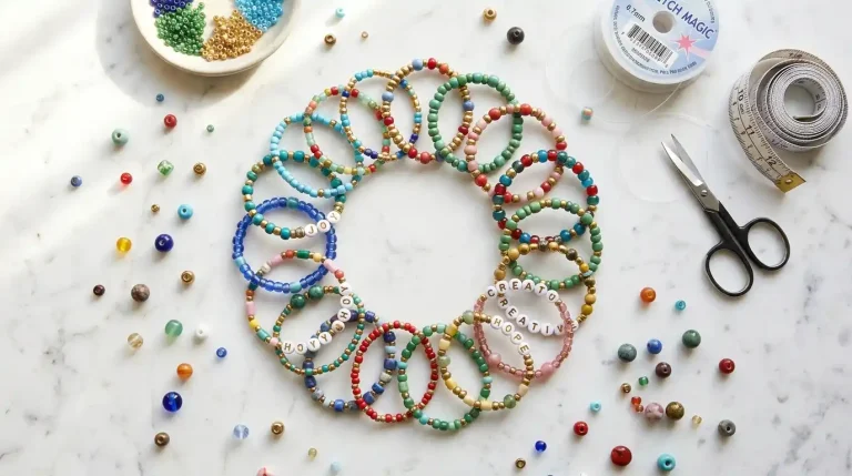 How to Make a Beaded Bracelet 1