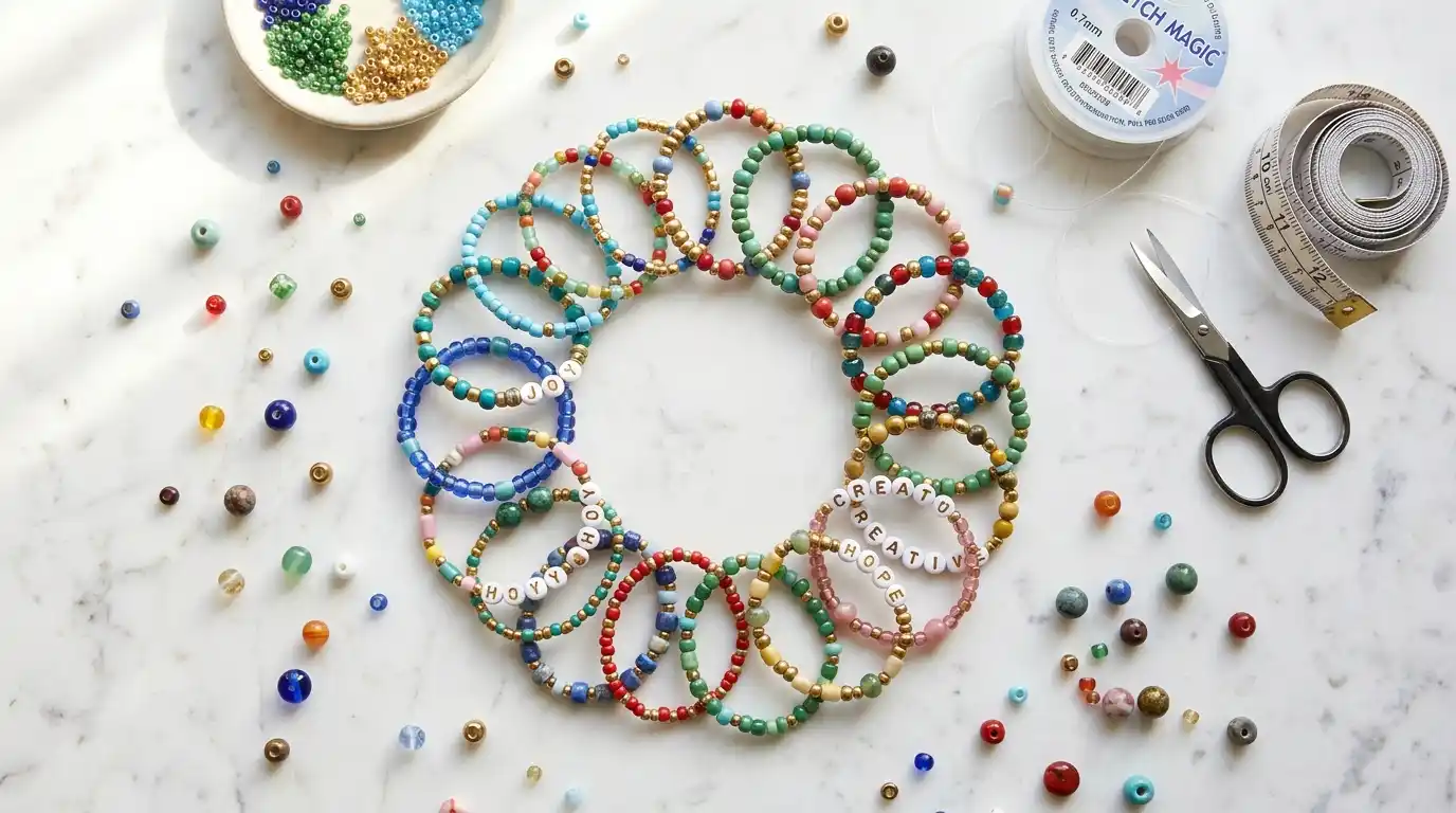 DIY Craft Bloom 7 How to Make a Beaded Bracelet 1