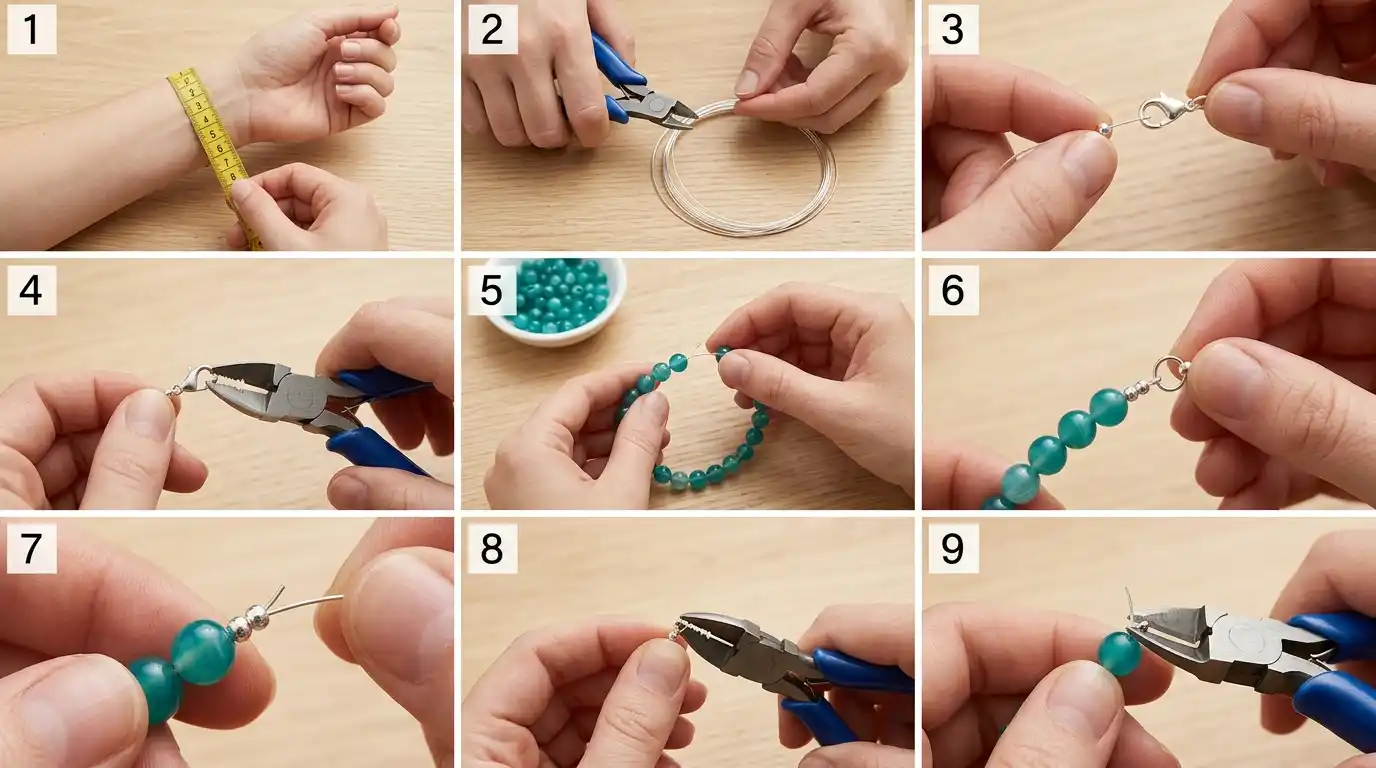 How to Make a Beaded Bracelet: Complete Step-by-Step Guide for Beginners 11 How to Make a Beaded Bracelet with Clasp