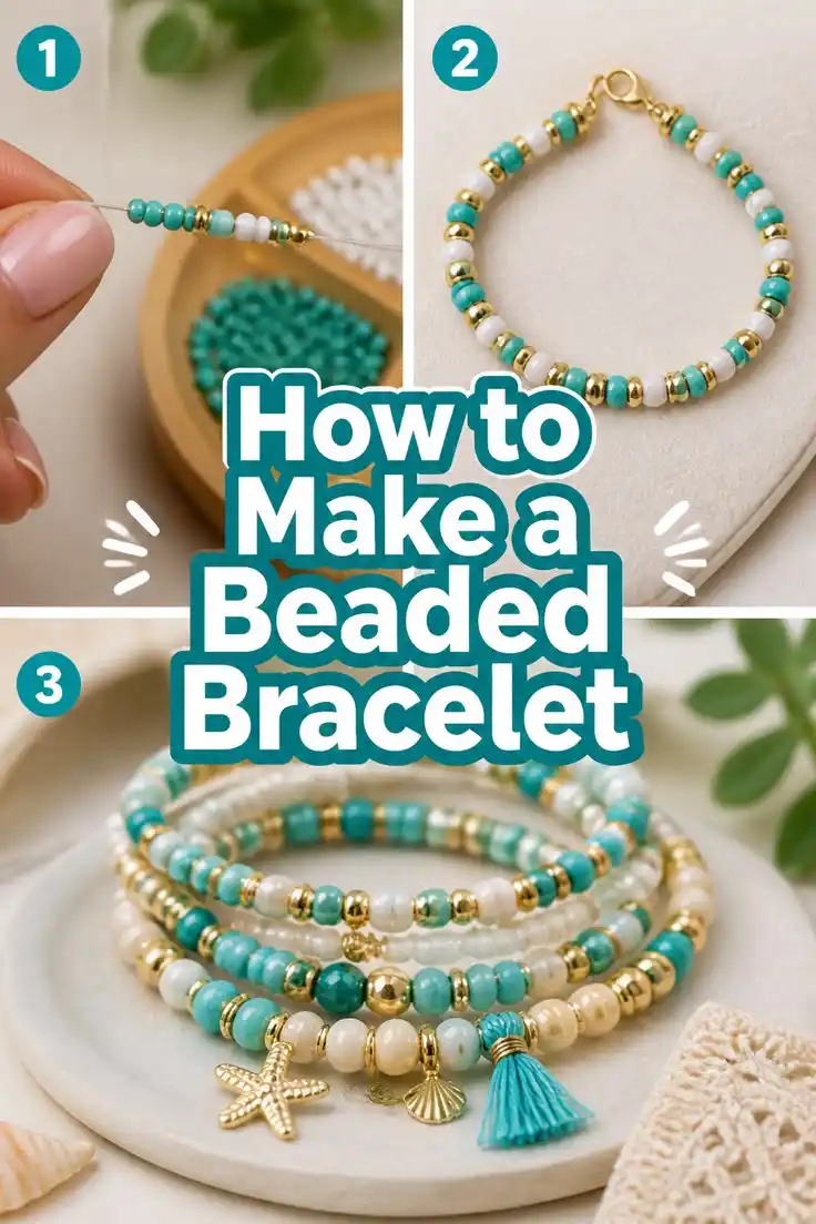 How to Make a Beaded Bracelet: Complete Step-by-Step Guide for Beginners 2 How to Make a Beaded Bracelet_ Easy DIY Jewelry Tutorial