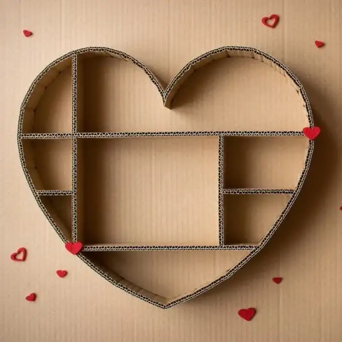 Heart Shadow Box Shelf for Small Things That Have Nowhere to Go