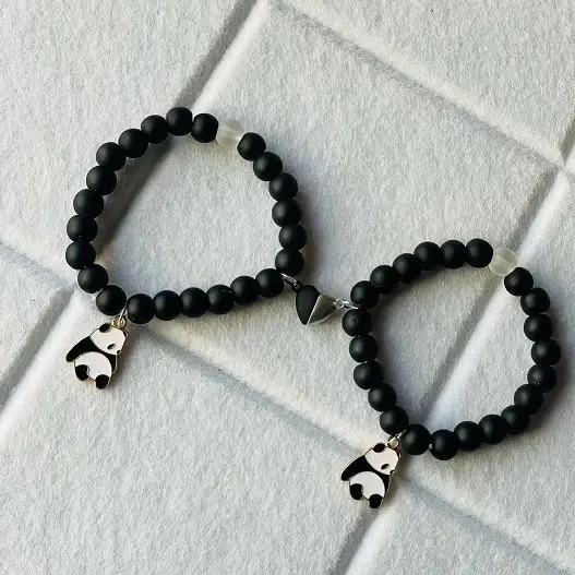Magnetic Panda Charm Bracelets